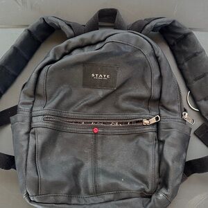 STATE Jet Black Men's Backpack